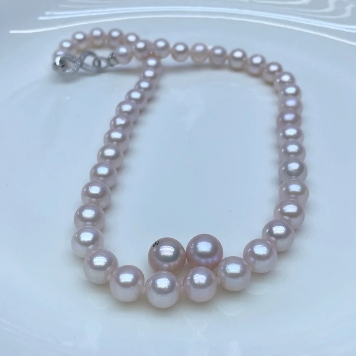 淡水珍珠颈饰未镶嵌子*