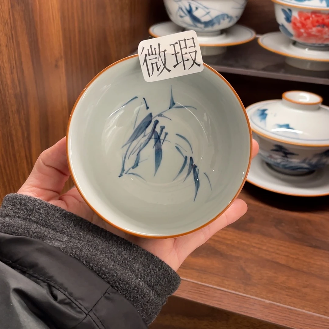 有下釉下彩纯手绘