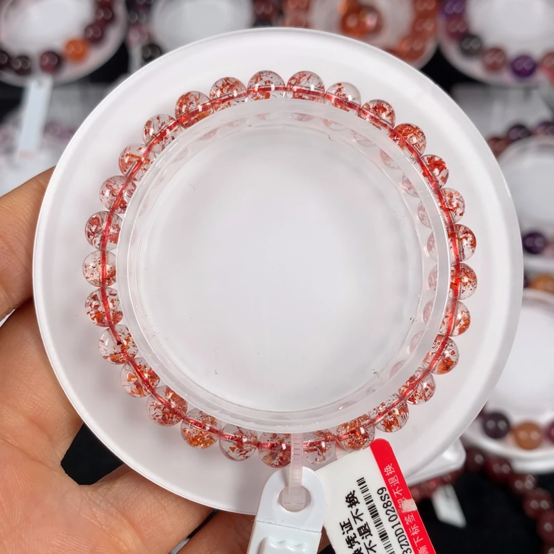 水晶手链未镶嵌金草莓6.3