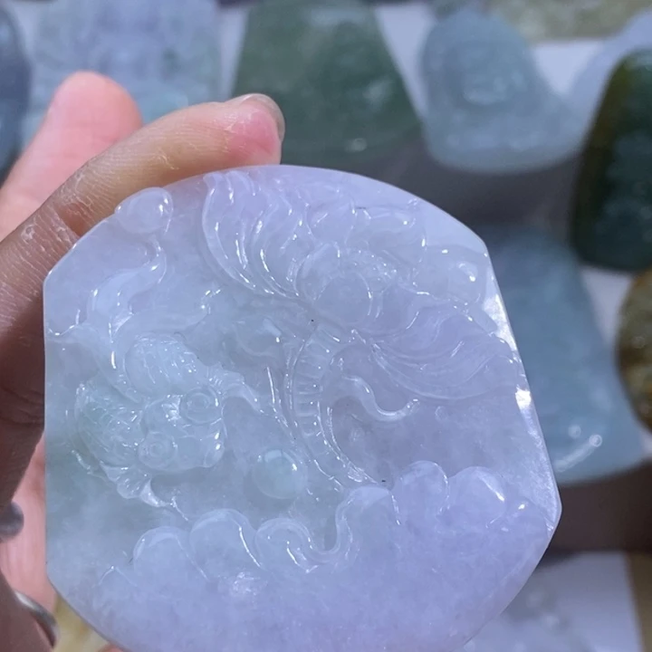 【闪购商品】颈饰未镶嵌翡翠鱼