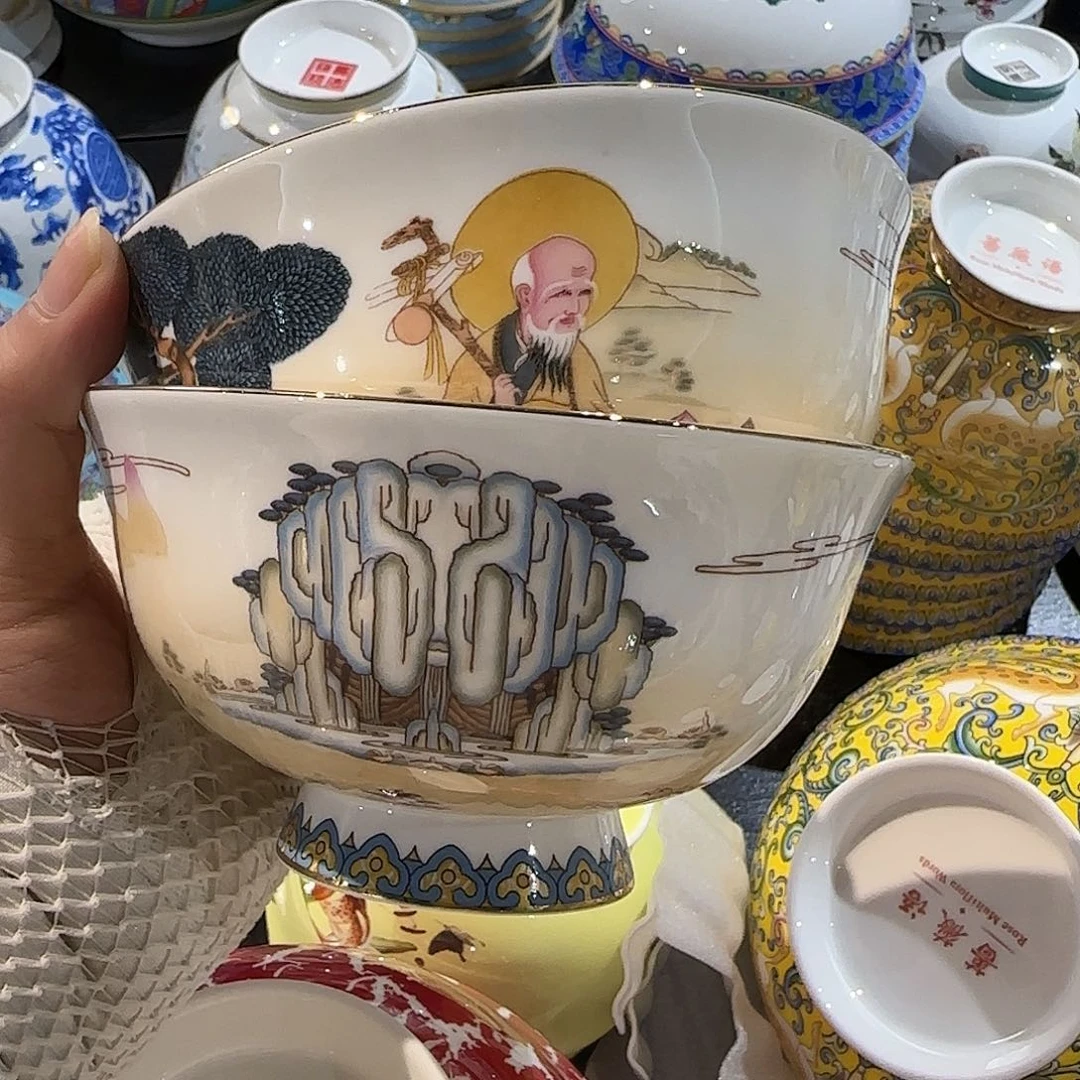 骨瓷珐琅彩工艺制作