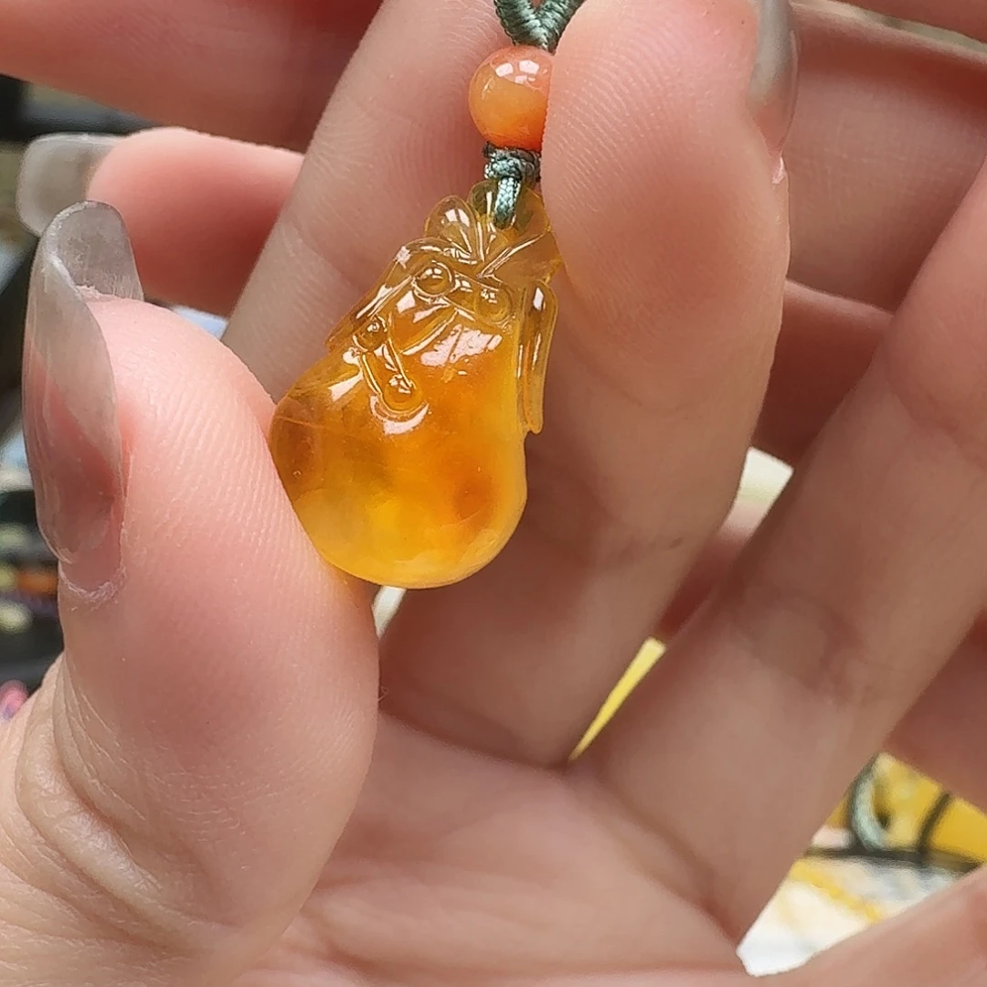 未镶嵌琥珀裸石提溜