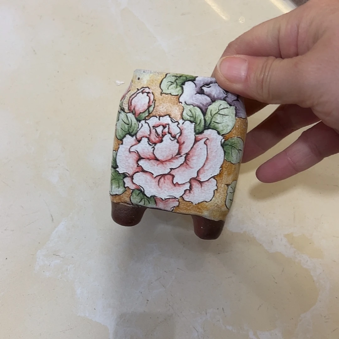 景德镇炫彩手绘口5高8.5