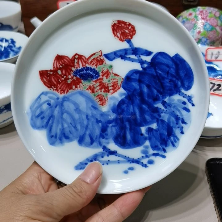 凯***杯张学鸿老师青花釉里红微瑕
