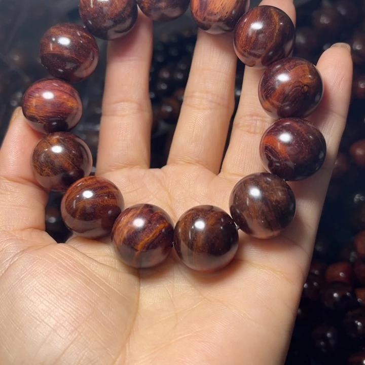 小***-花梨木类端景台海南黄花梨1.8山料油梨手串