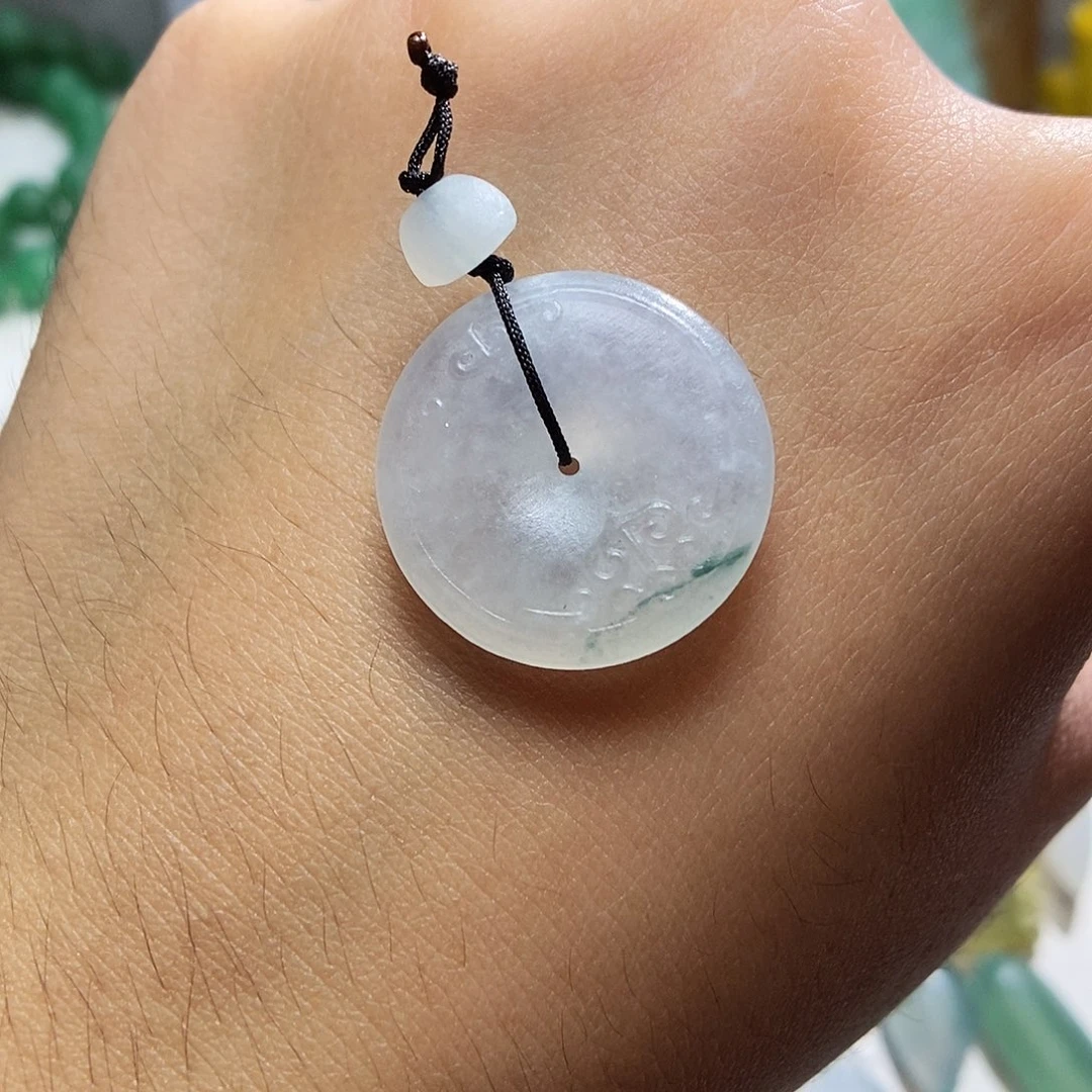 定制翡翠未镶嵌平安扣