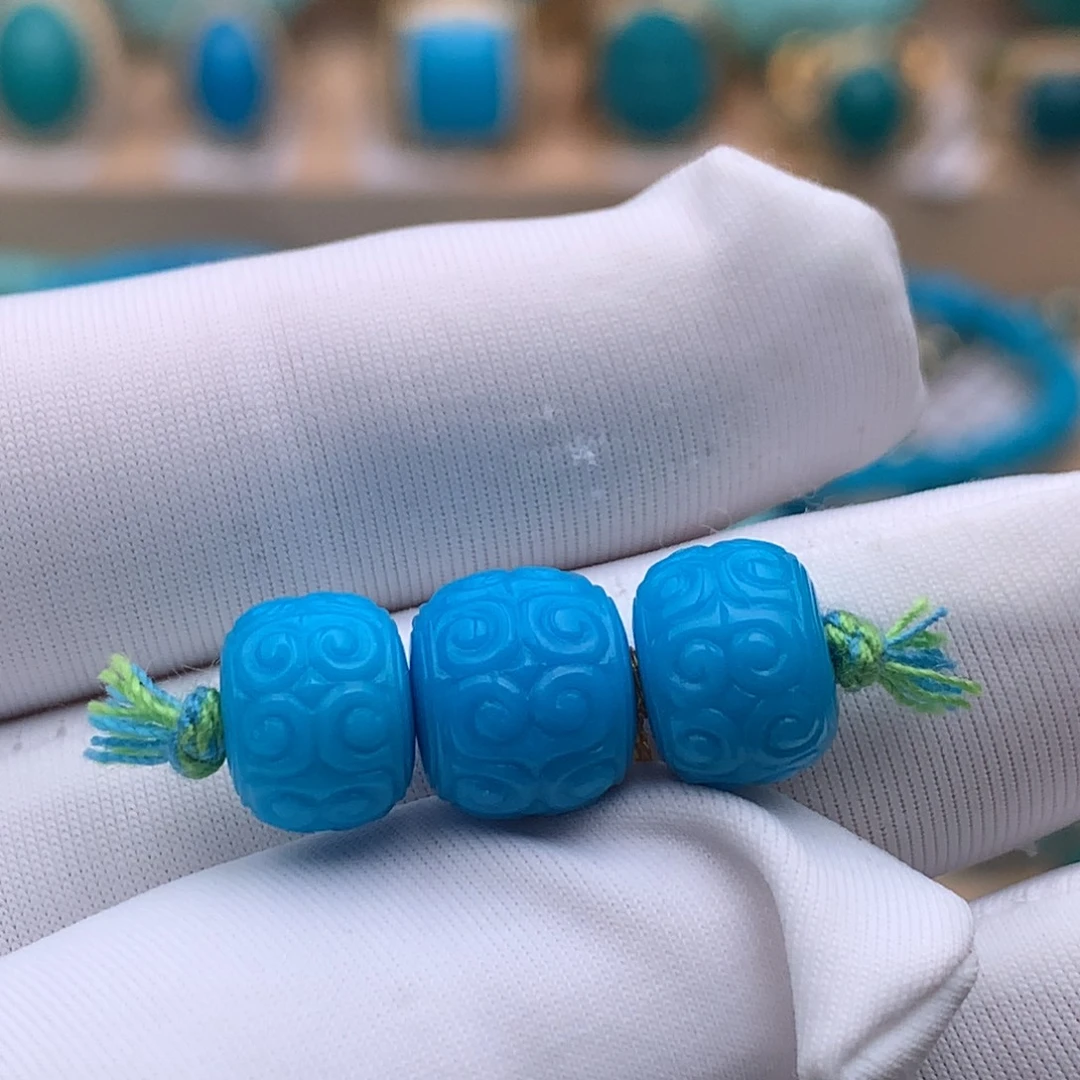 绿松石未镶嵌配饰8mm