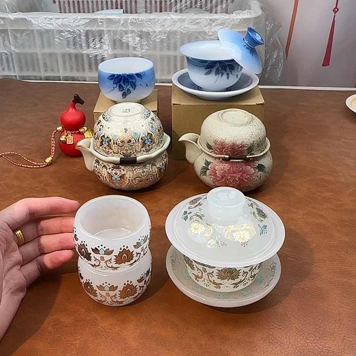 颜瓷闪购商品代替链接琉璃套装