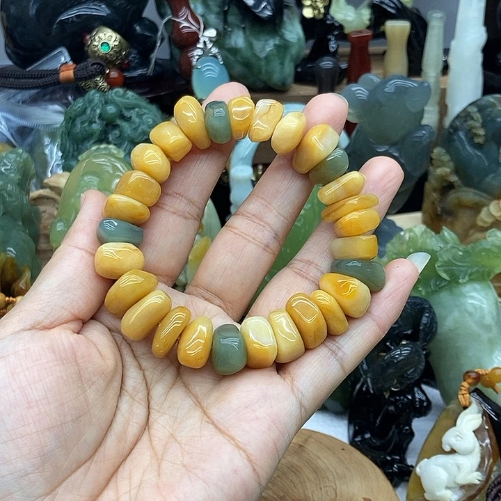 岫玉未镶嵌手链款