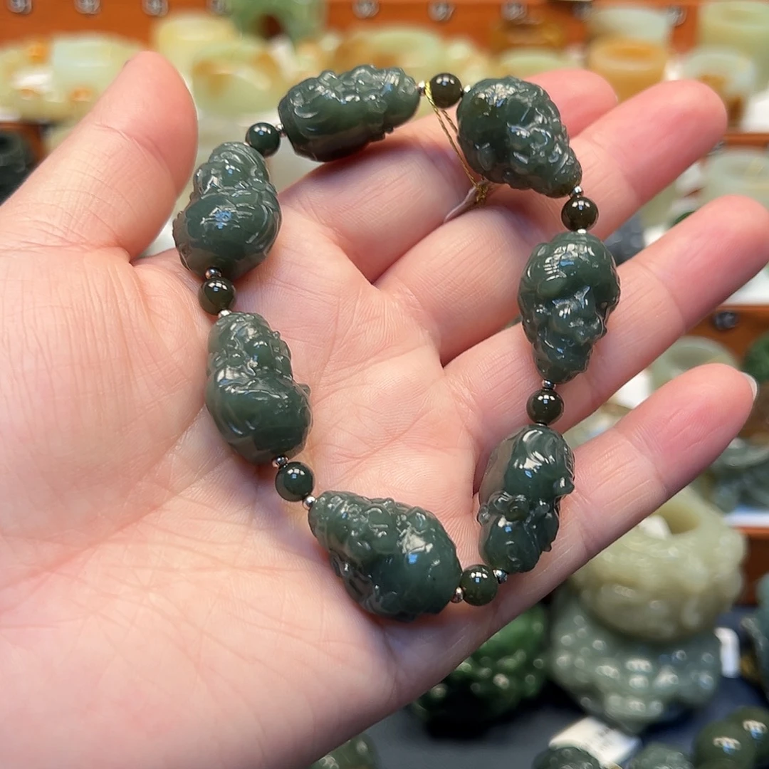 和田玉（糖玉）未镶嵌手链