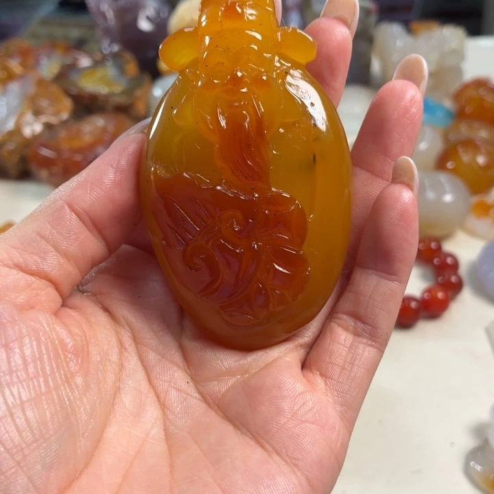 玛瑙/玉髓未镶嵌吊坠(不含链)