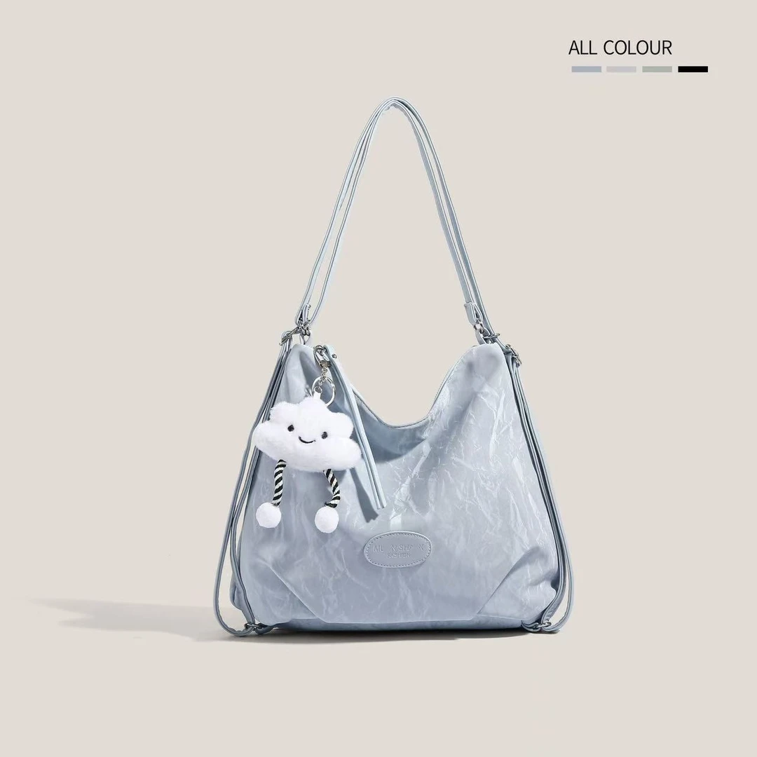 简约百搭大容量托特包女2025夏季韩版时尚百搭单肩包高级感腋下包