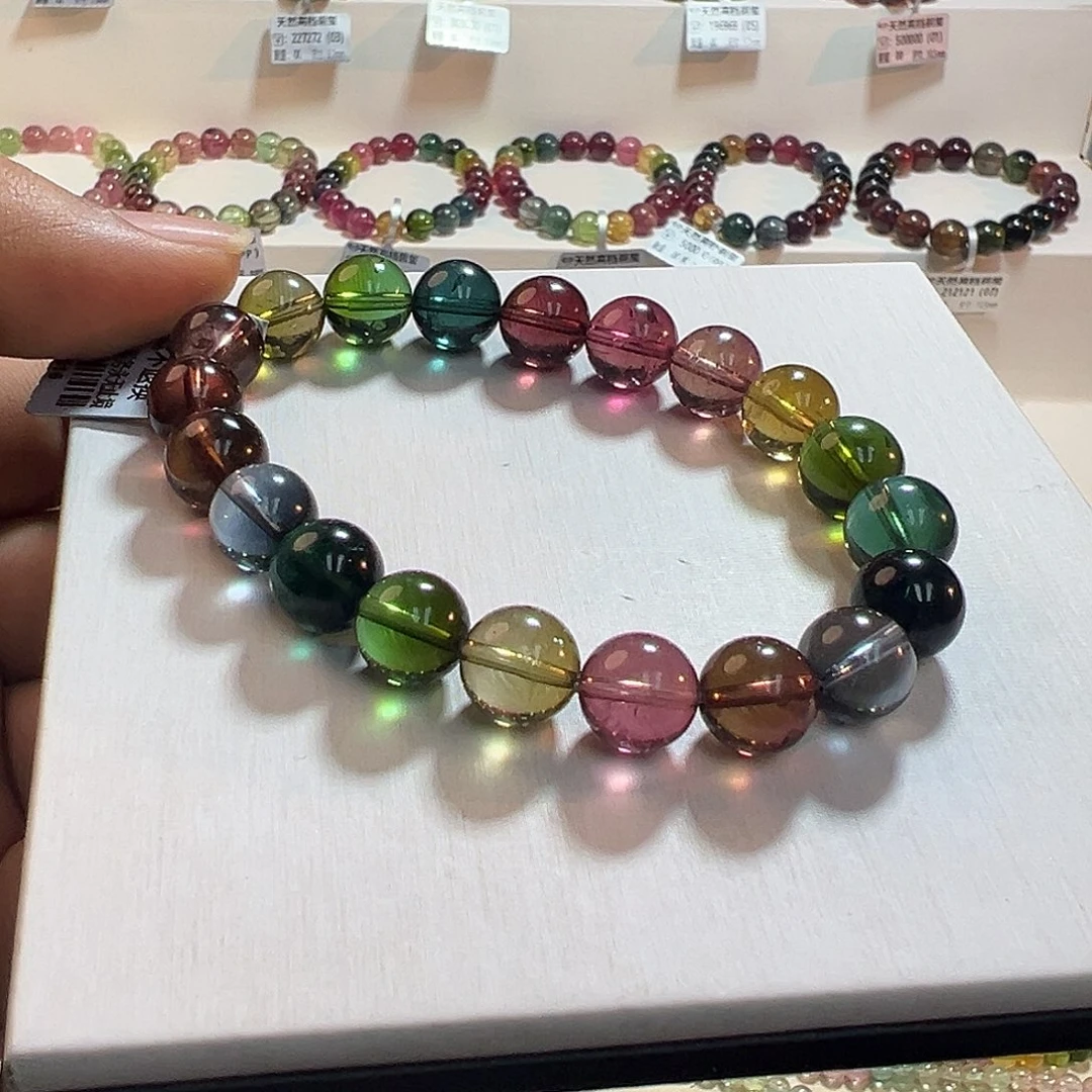 碧玺未镶嵌手链碧玺