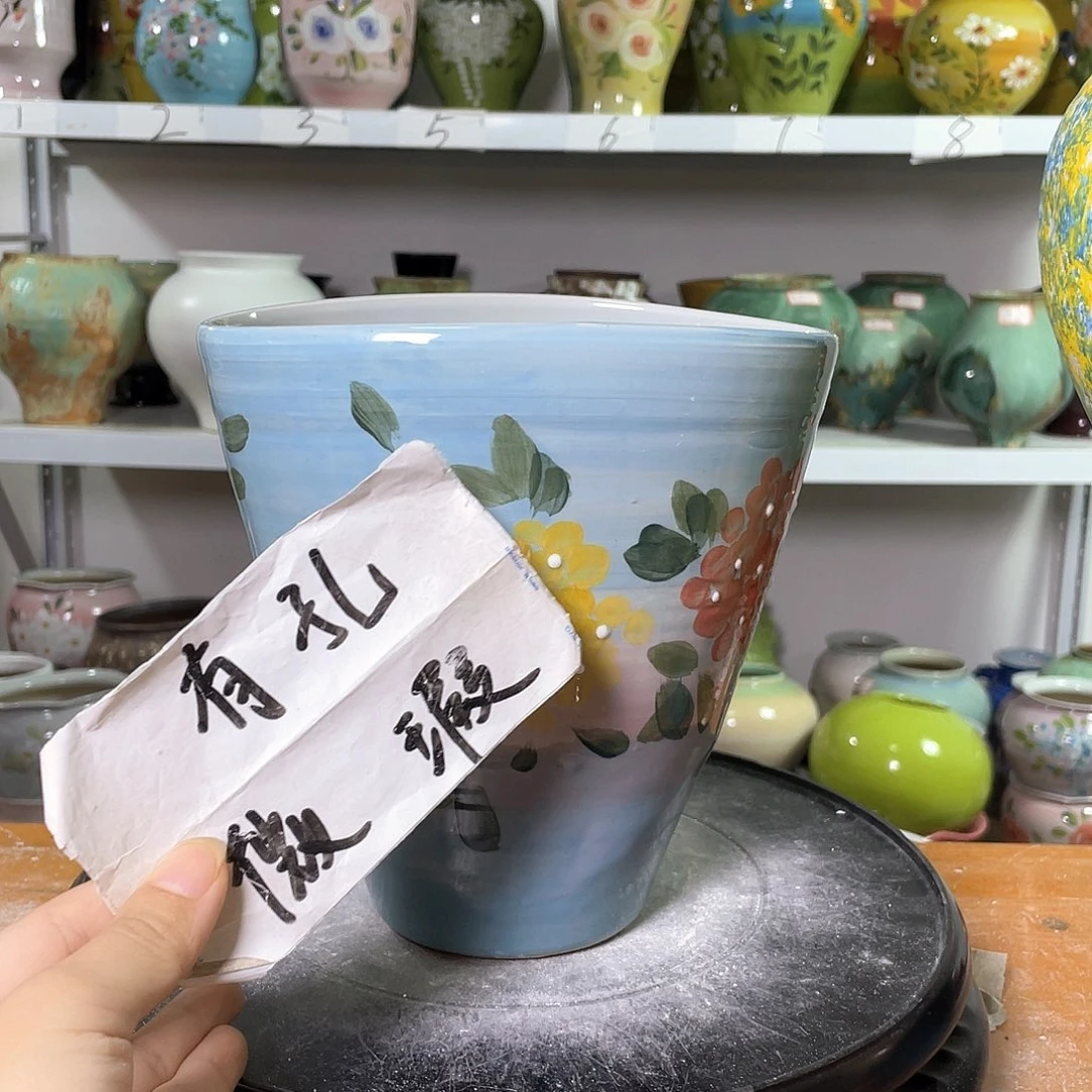 景德镇陶瓷花盆花器159