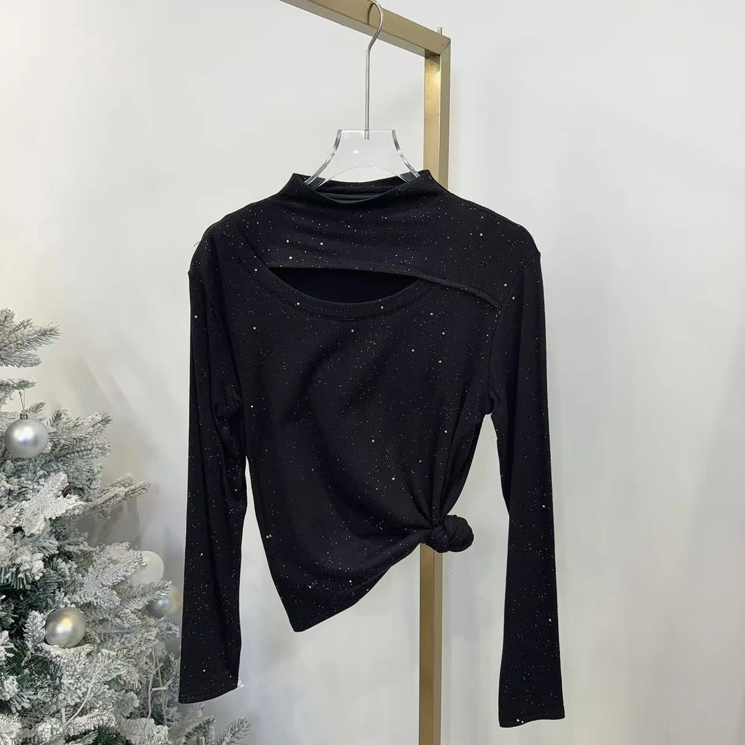 【11-30】新品亮闪闪磨毛绒上衣