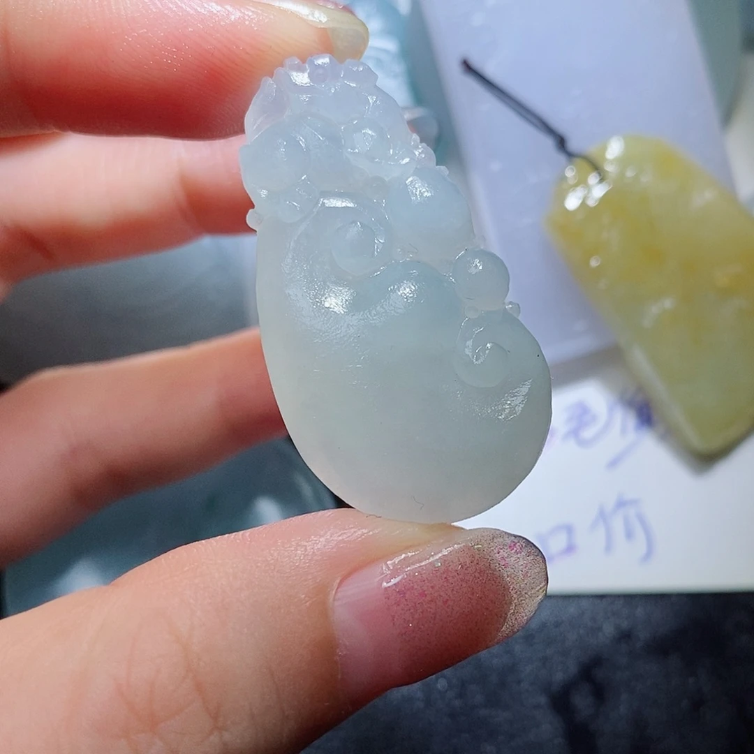 定制翡翠未镶嵌毛货付款后联系客服确认抛光