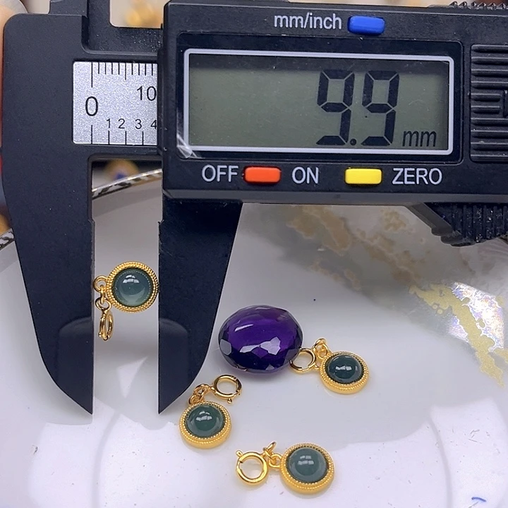 银S925镶嵌颈饰紫晶紫晶925镶嵌118