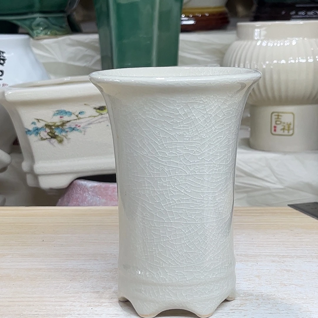 陶瓷绿植多肉微瑕花盆口径9*13