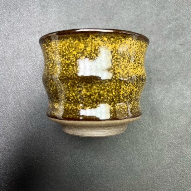 花夜月竹节杯建窑建盏原矿原釉茶器茶盏主人杯