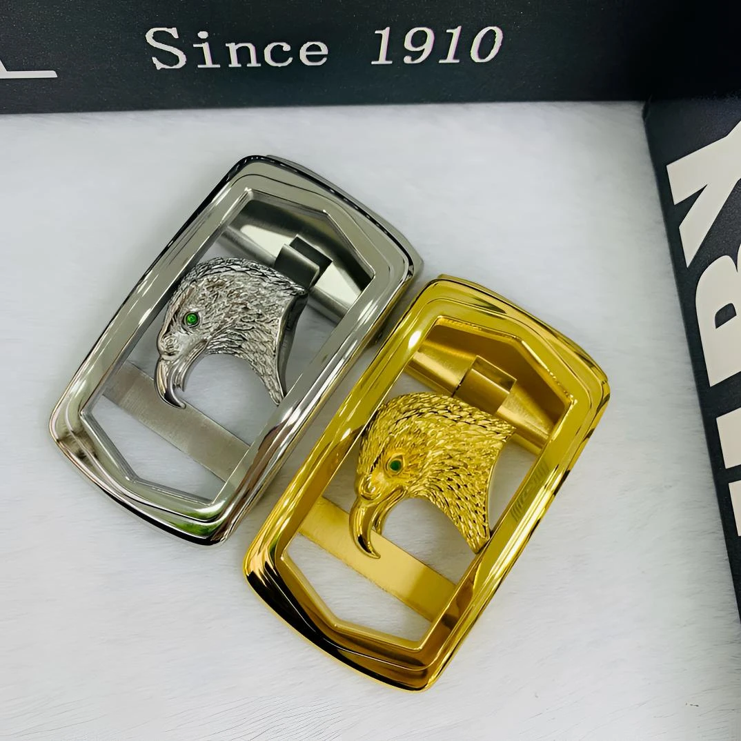 史蒂芬老鹰皮带扣头正品自动扣不锈钢男士商务裤腰带滑道卡槽配件