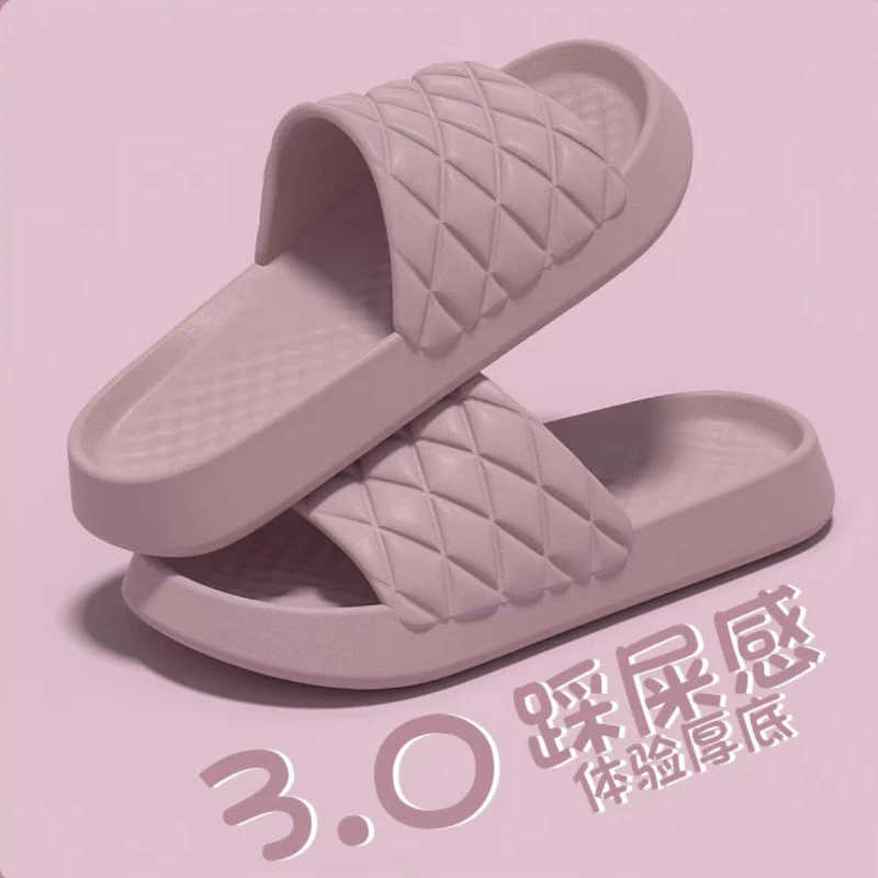 2024款外穿凉拖鞋男士情侣浴室踩屎感拖鞋女居家ins凉拖鞋男防臭