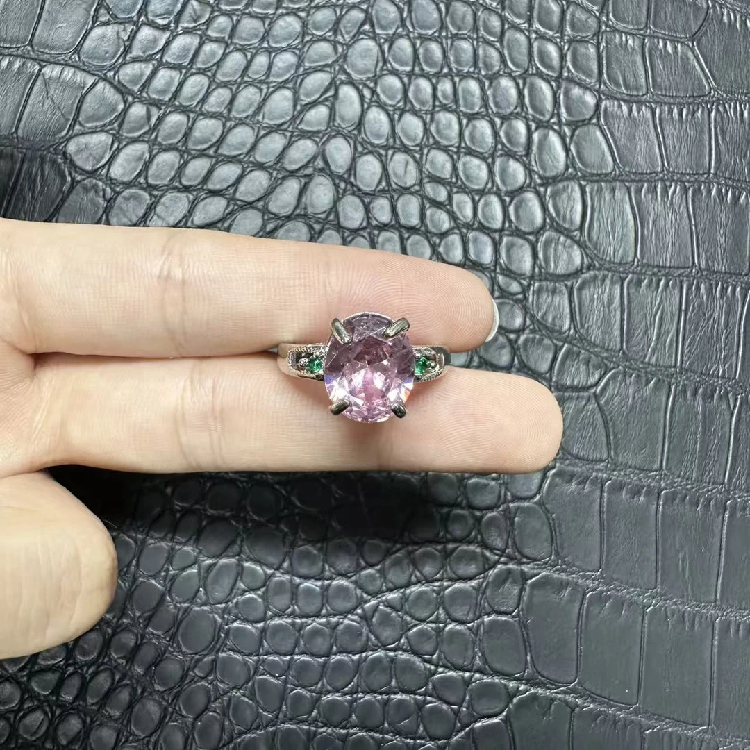 JDP1190阿鲁沙-典藏轻奢粉钻-精工925戒指