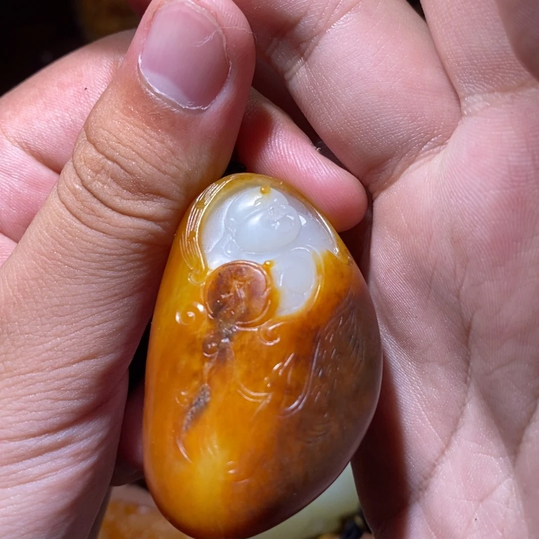 和田玉未镶嵌颈饰孟*生