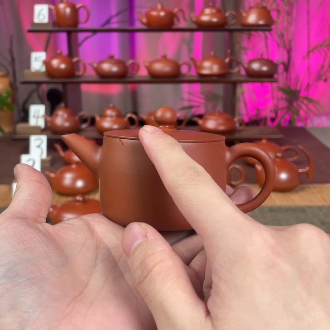 白***小茶壶紫砂超薄汉瓦150cc
