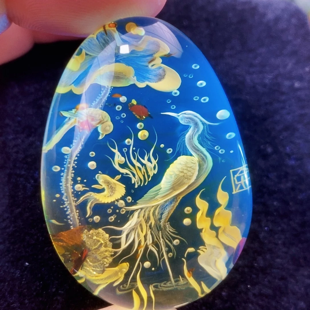 【闪购商品】琥珀（花珀）吊坠(不含链)未镶嵌