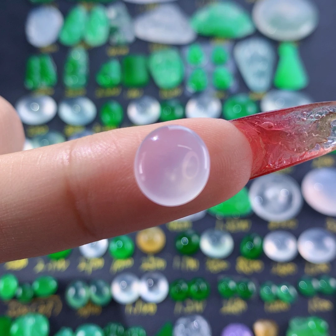 翡翠颈饰未镶嵌纯天然缅甸翡翠A货