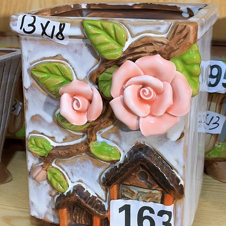 多肉花盆满15包邮