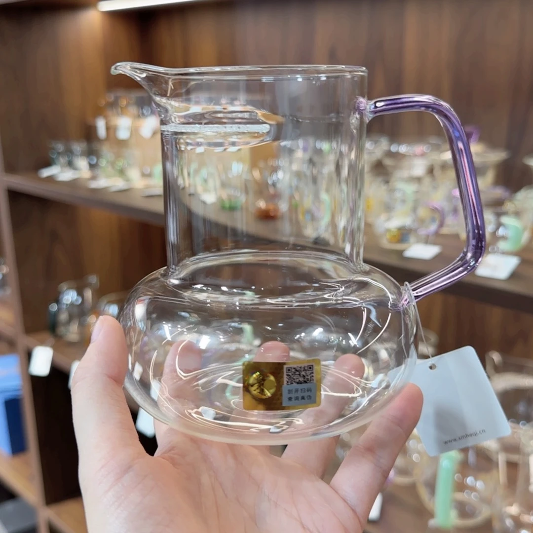 禾器双恒煮茶器浅紫色。。。