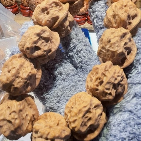手串文玩核桃聚宝金蟾12粒带彩35