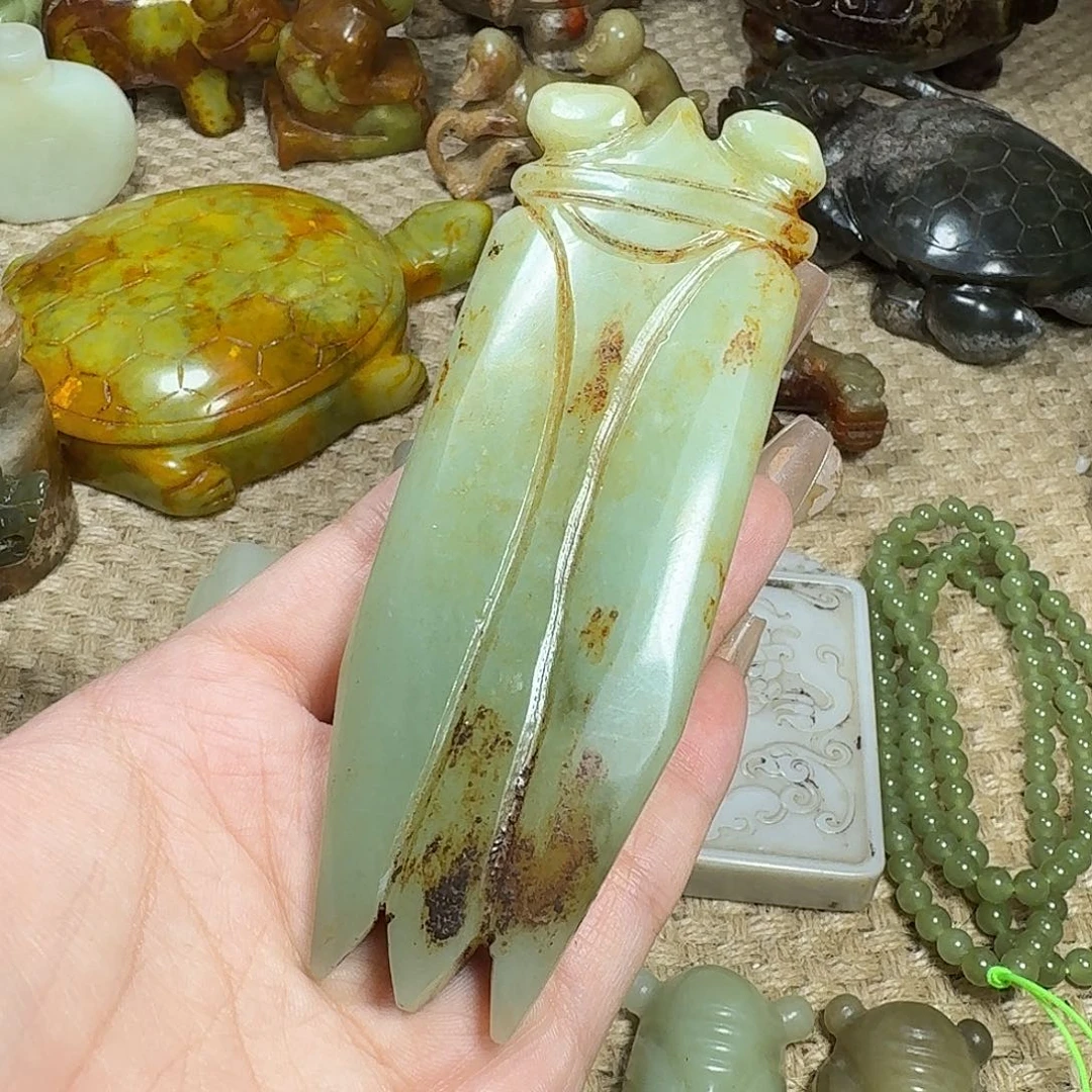 白玉菩提吊坠挂件
