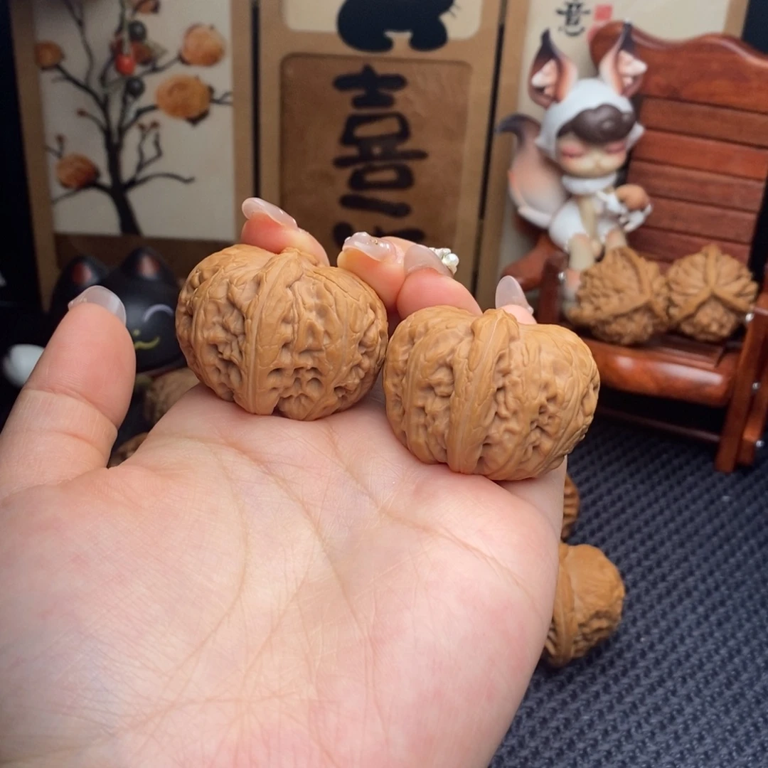 桃核把件42平谷元宝