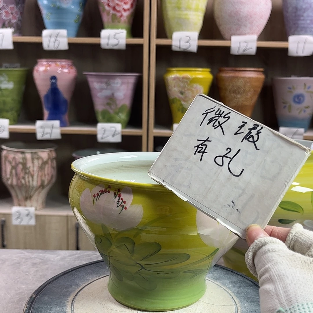 景德镇陶瓷花盆花盆
