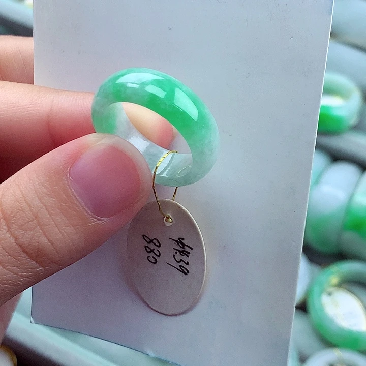 翡翠未镶嵌戒指15.16号