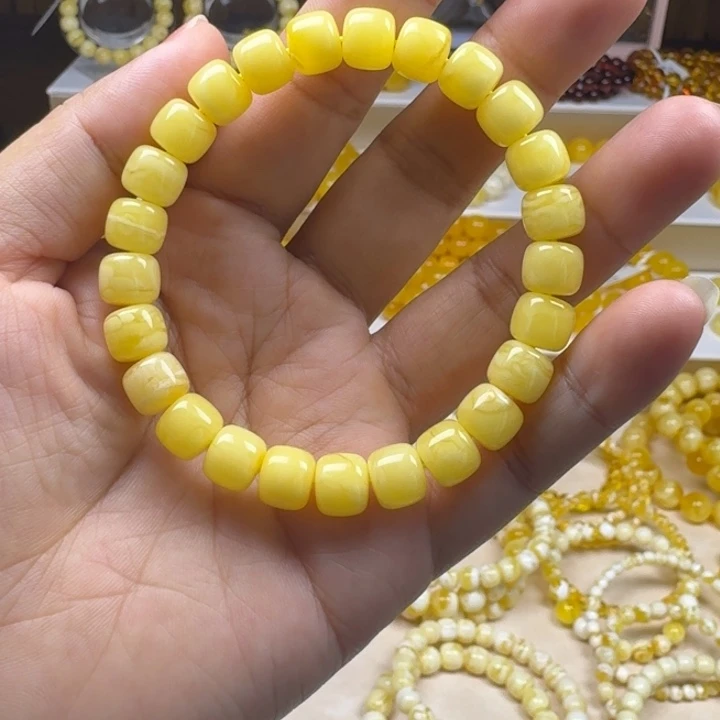 未镶嵌琥珀手串蜜蜡