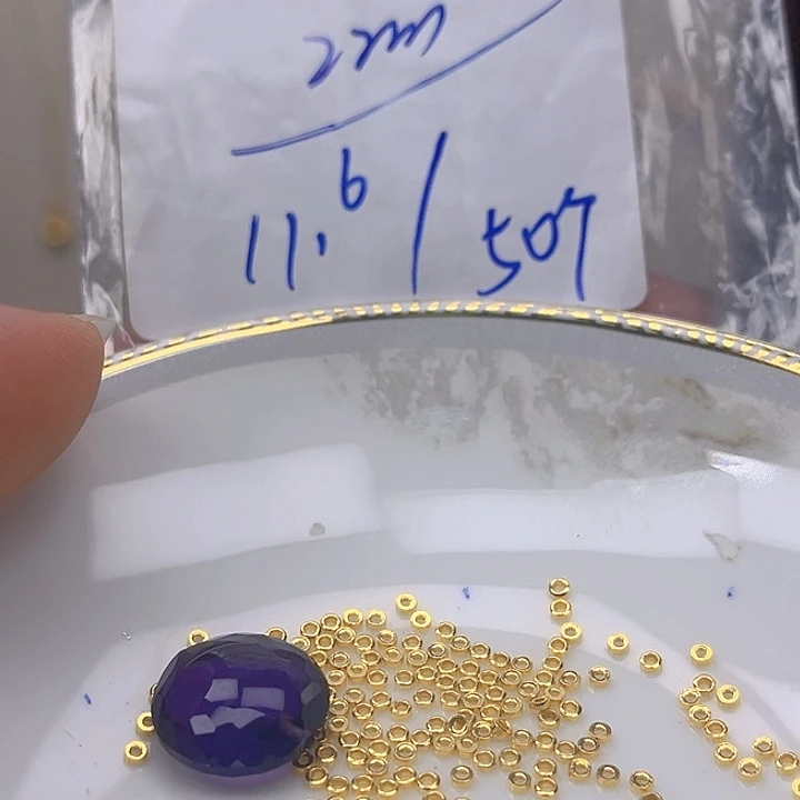 银S925镶嵌颈饰紫晶紫晶925镶嵌95