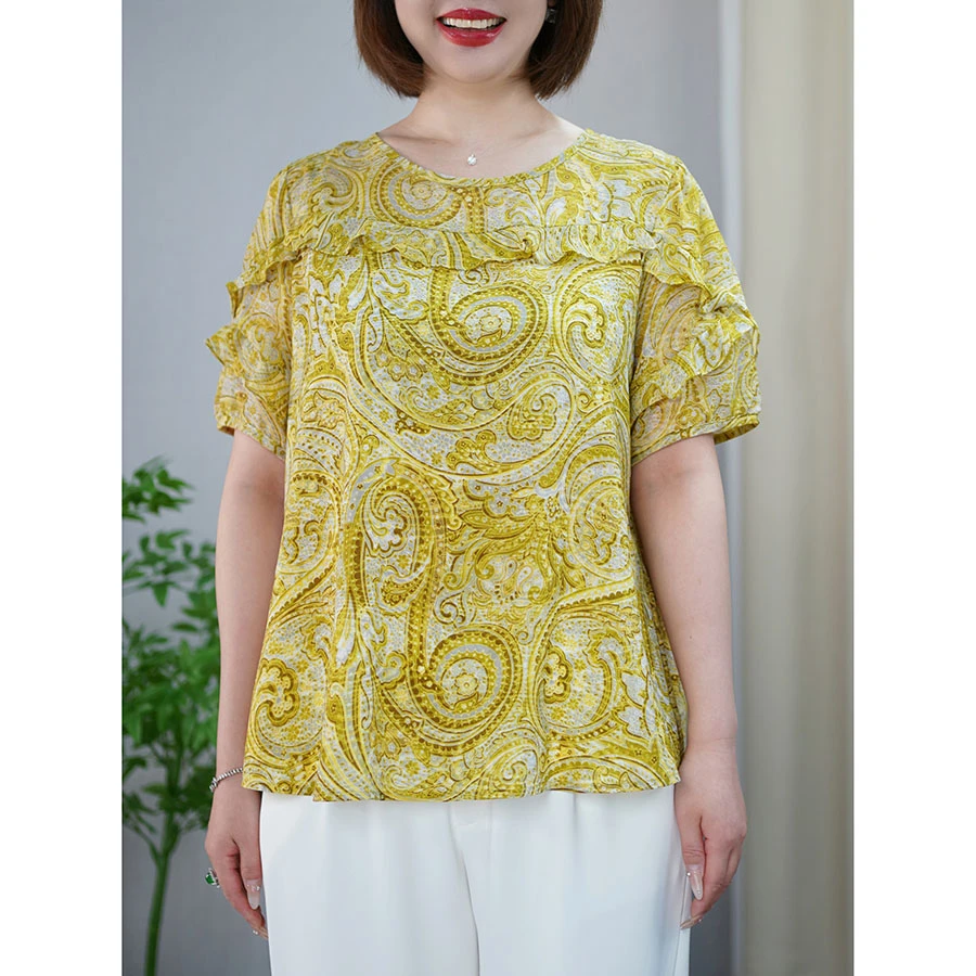 百搭休闲上衣遮肉显瘦T恤高级感洋气质小衫胖妹妹加宽加大码女装