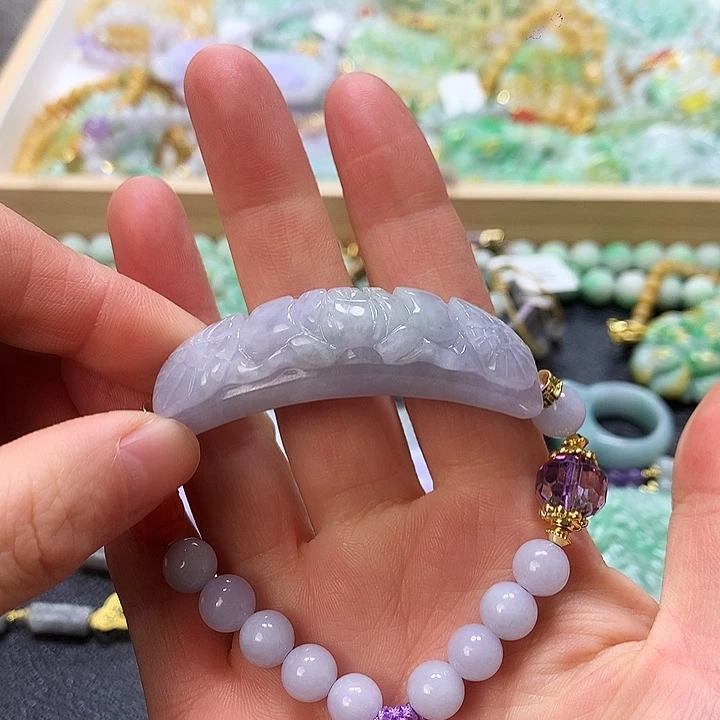 翡翠手链未镶嵌手牌