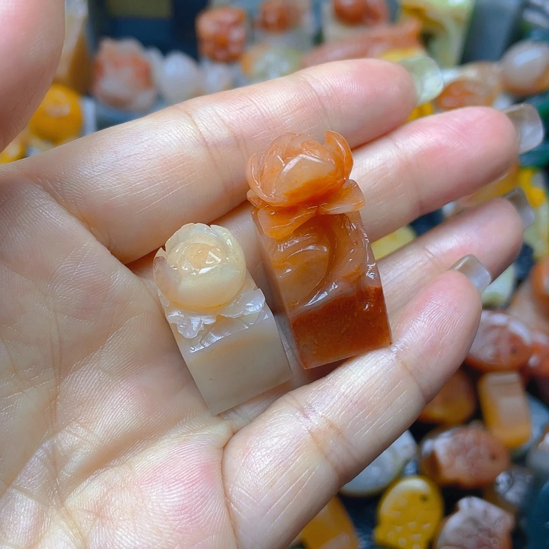 青田石印石哈****i花开富贵