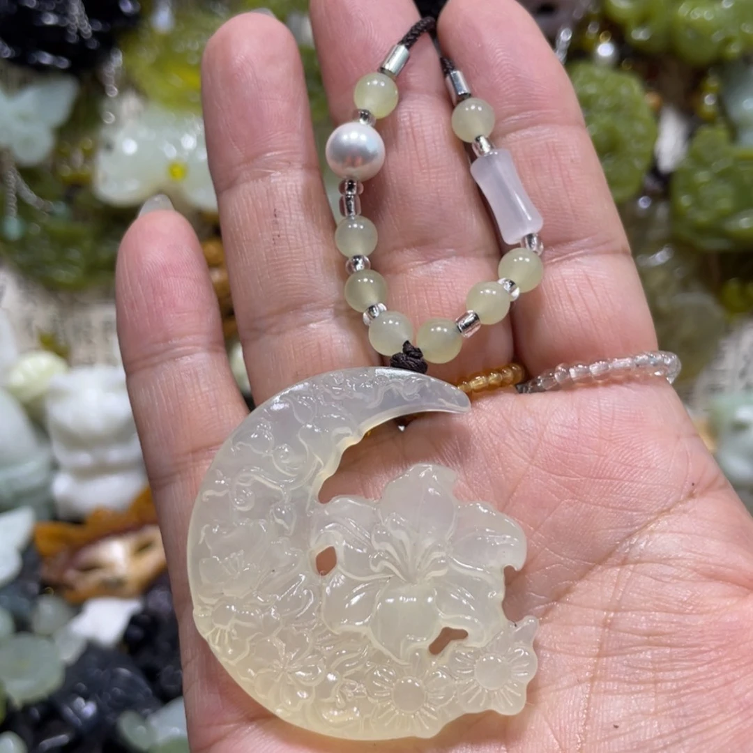 【闪购商品】岫玉颈饰未镶嵌11吊坠