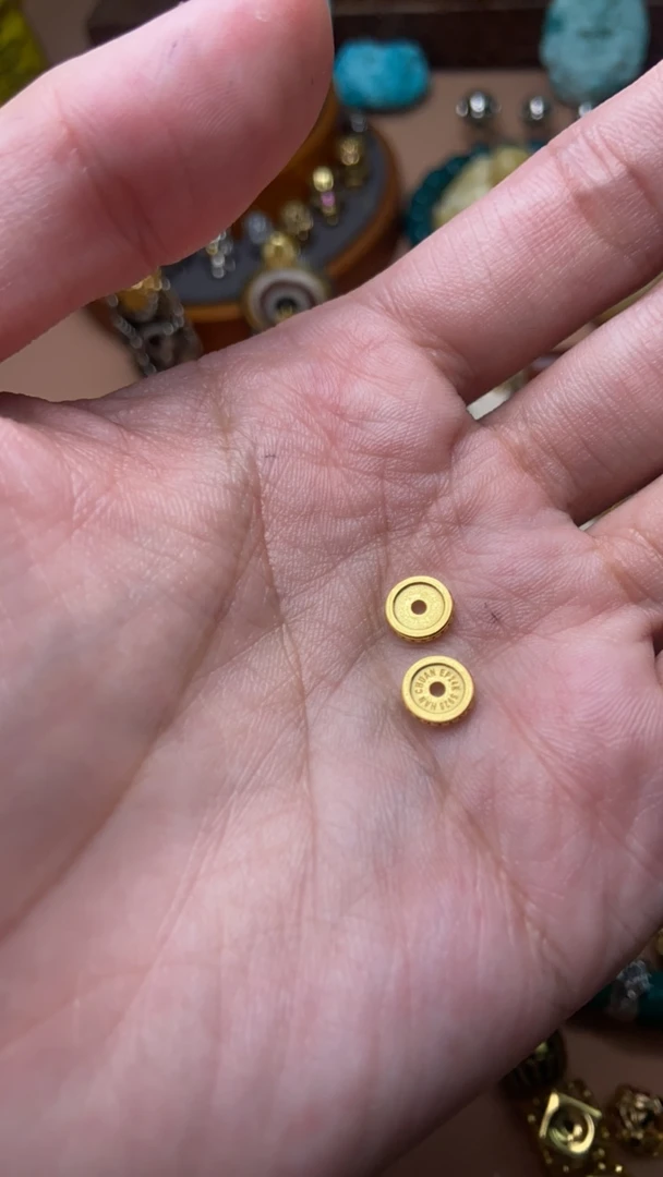 925银银制品 9号隔片7mm一对配饰银饰