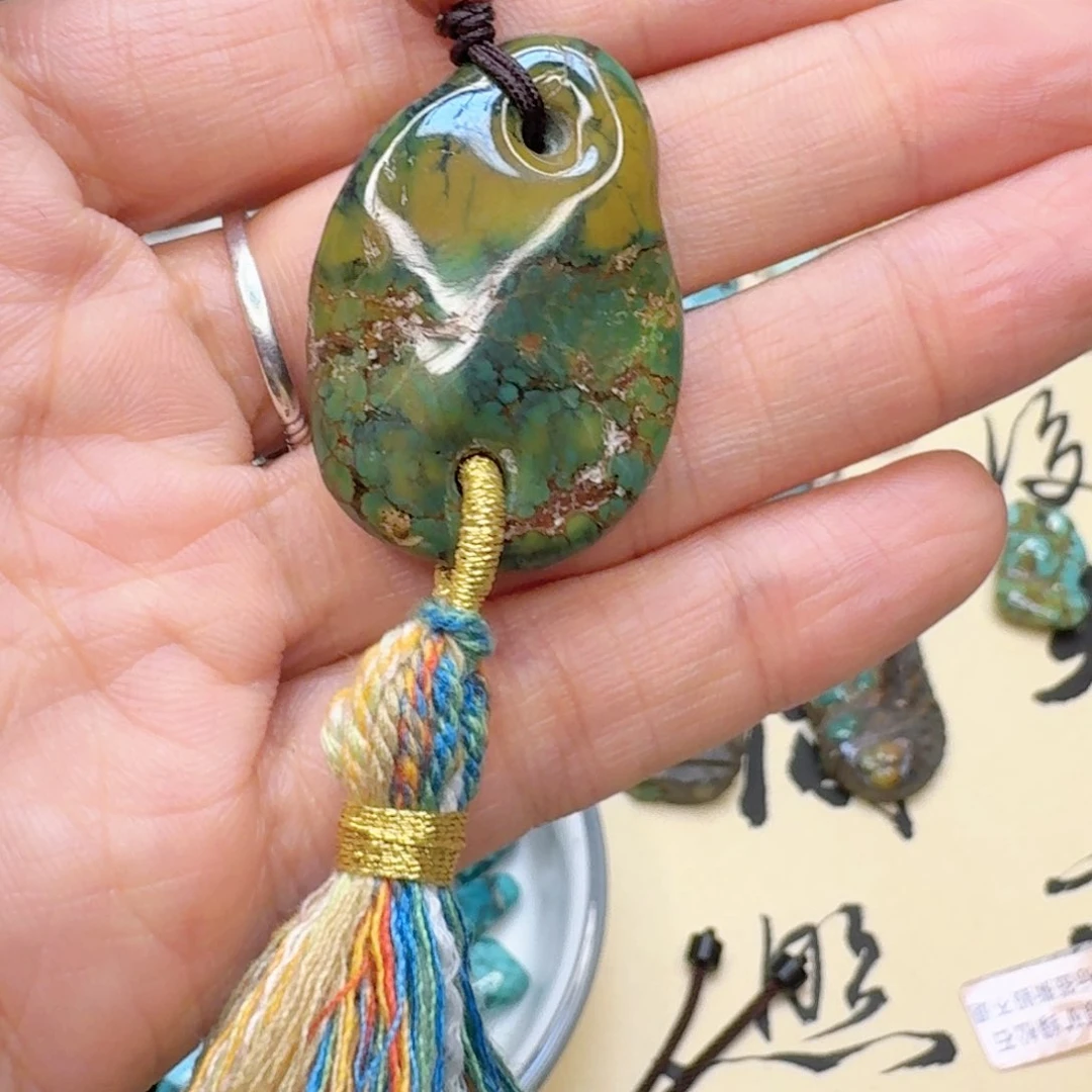 未镶嵌绿松石随型单**爸