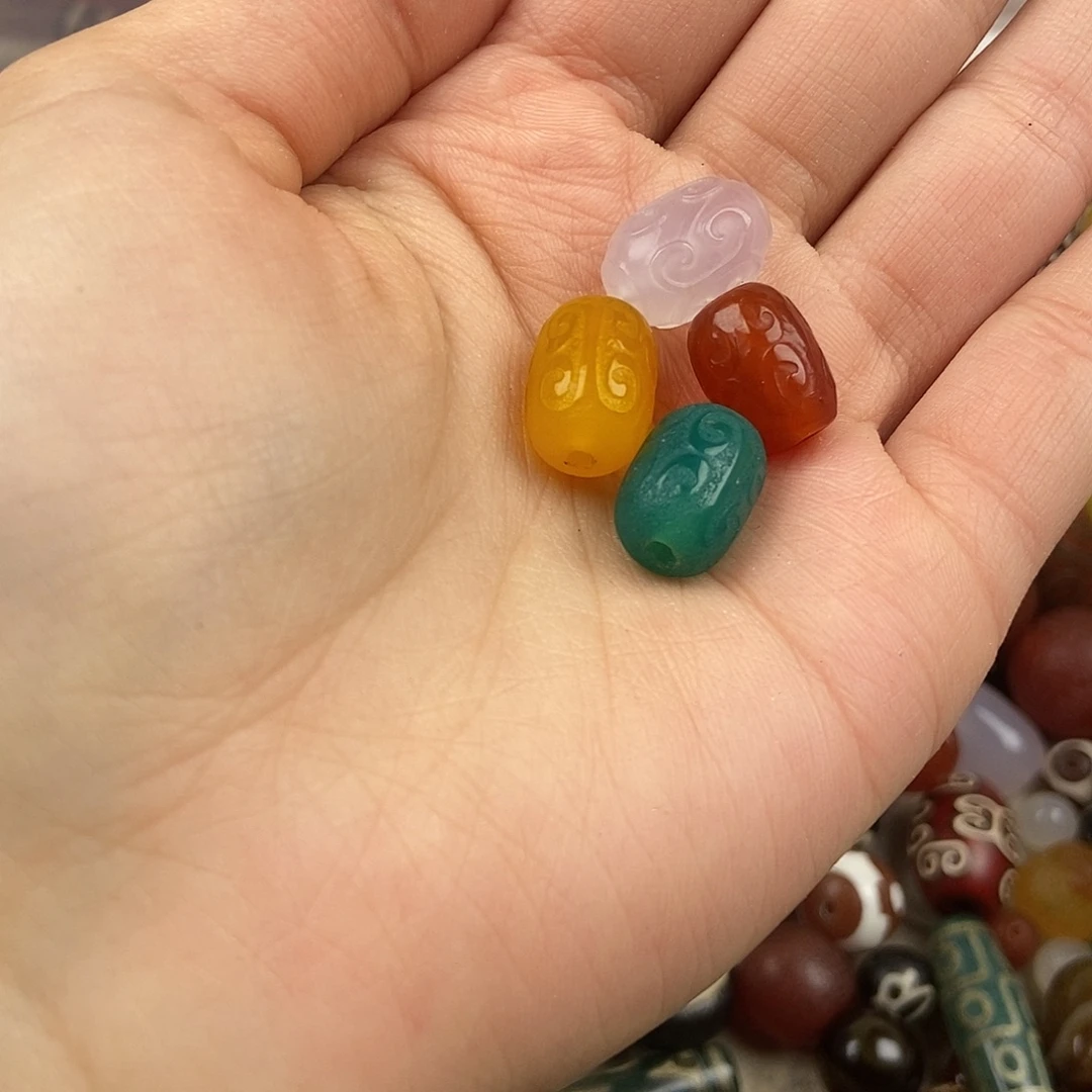 玛瑙/玉髓未镶嵌玛瑙配珠玛瑙散珠