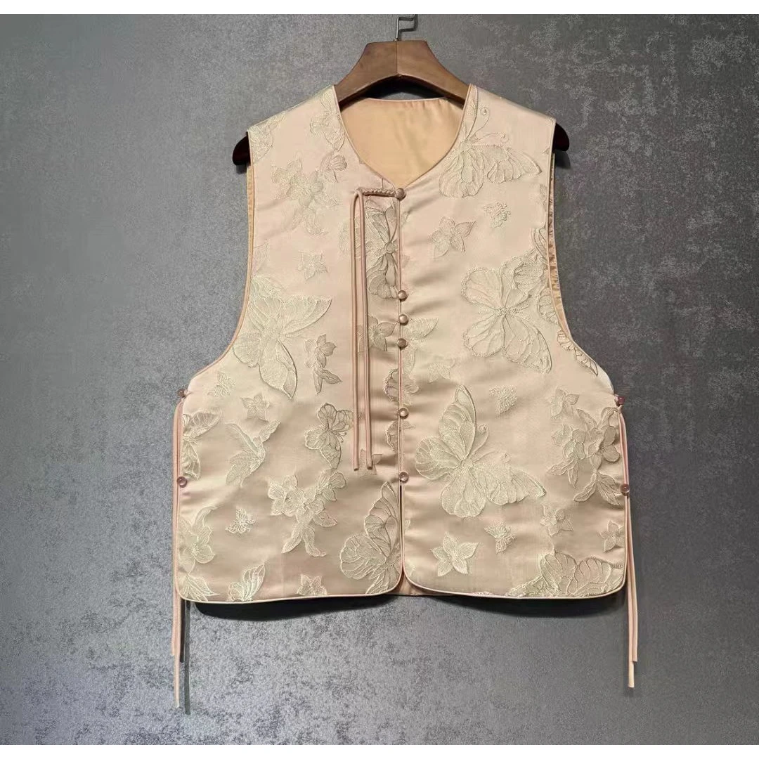 【白蝴蝶】MJ66复古风贵气气质马甲