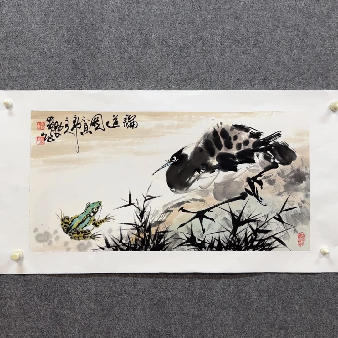 国画娄鹏老师手绘作品