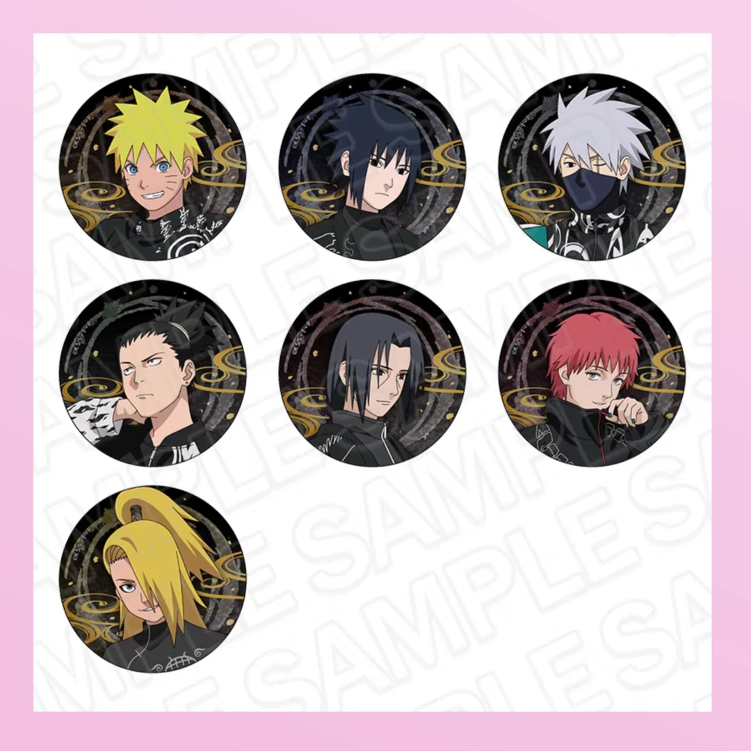 【火影忍者】jf25周年限定 黑色搭配潮服日谷吧唧（代拆）