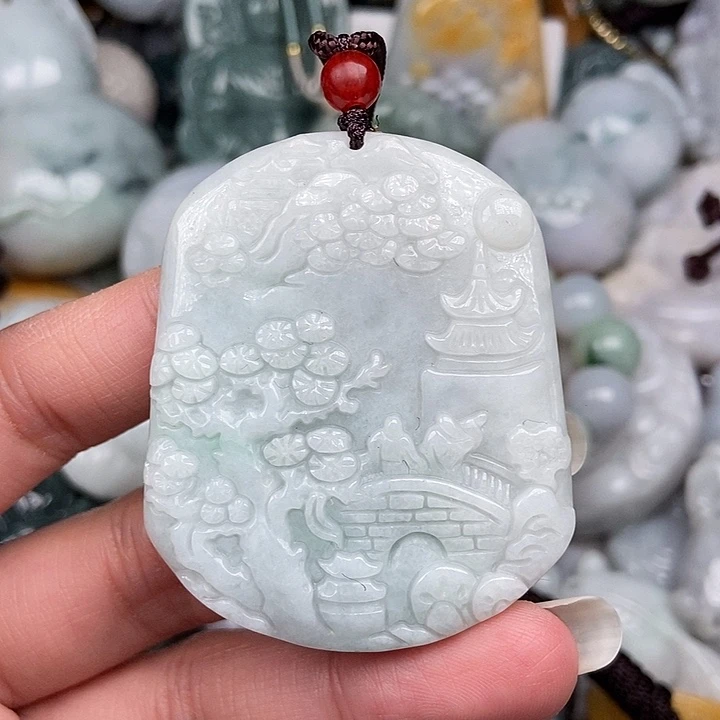 颈饰未镶嵌翡翠翡翠